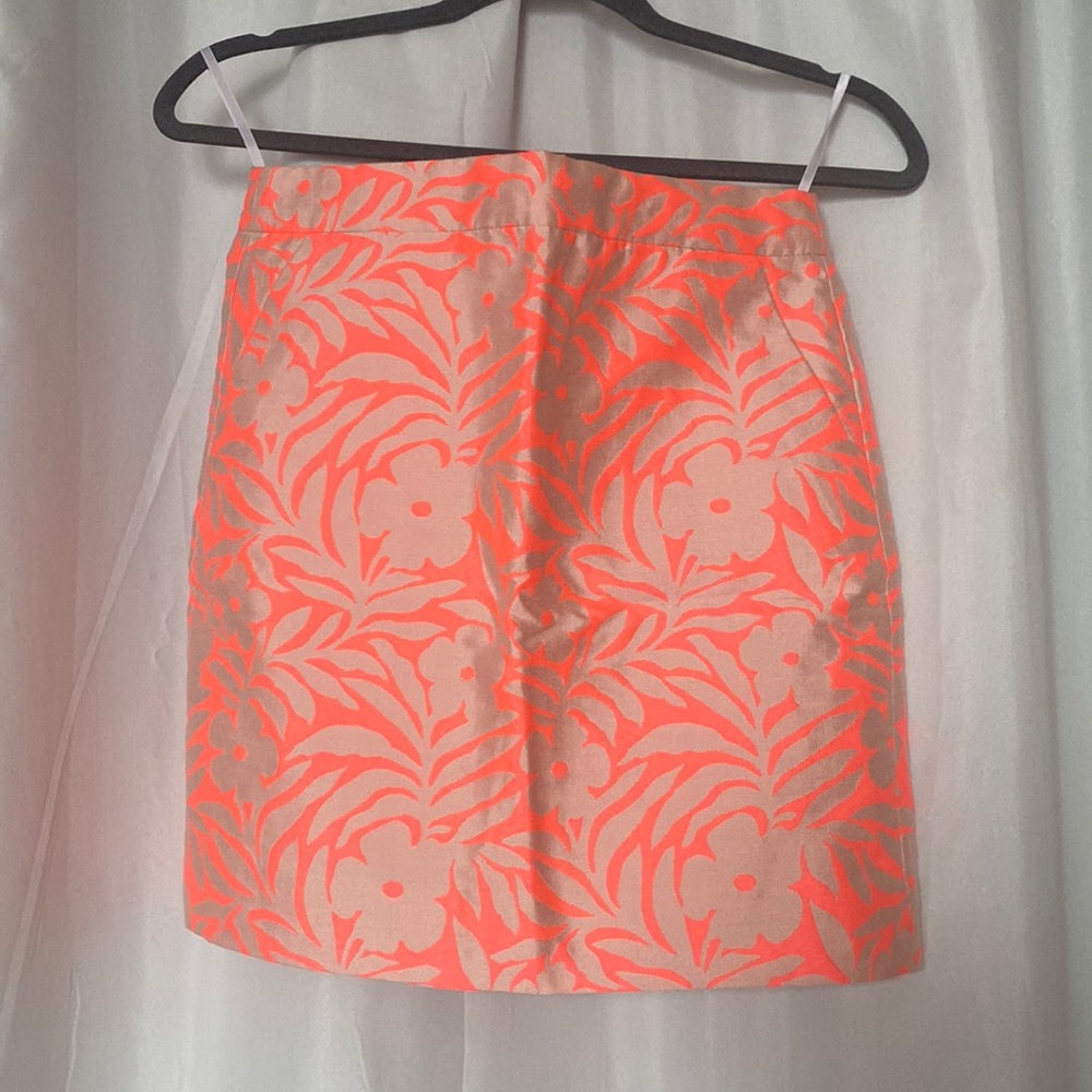 J. Crew Floral Mini Skirt NWT